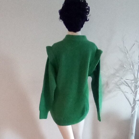 Circle Crafts Wool Hand  Knit Pullover Sweater Size S- M Newfoundland Canada - Picture 4 of 8